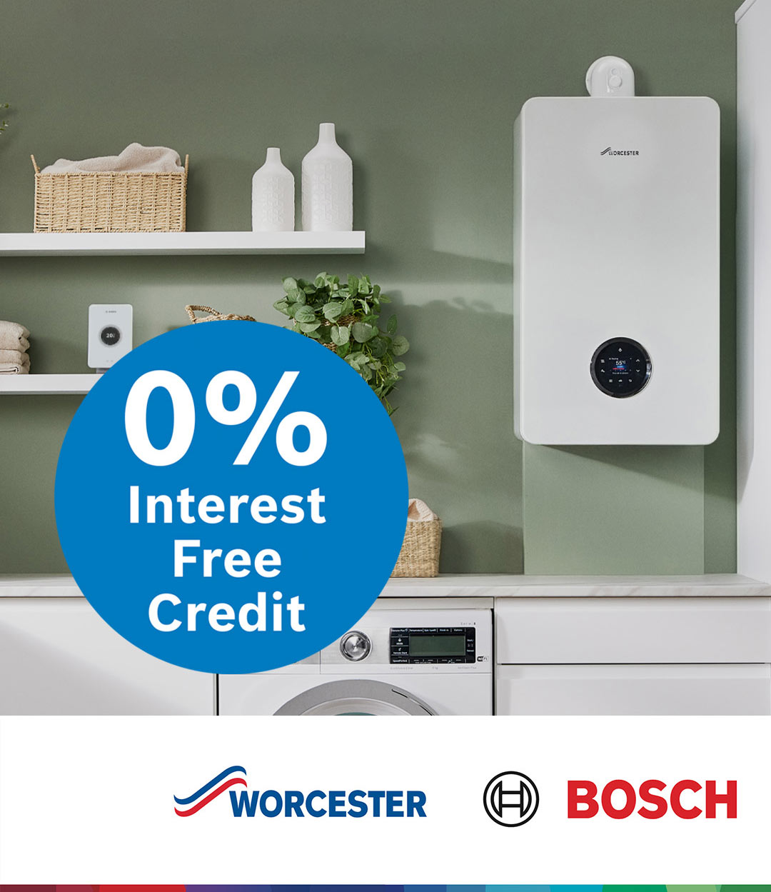 0% Interest free credit on new boilers