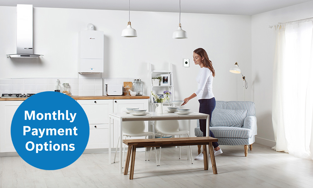 Monthly payment options for boilers